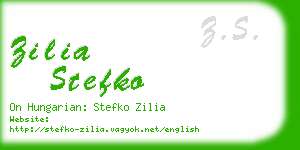 zilia stefko business card